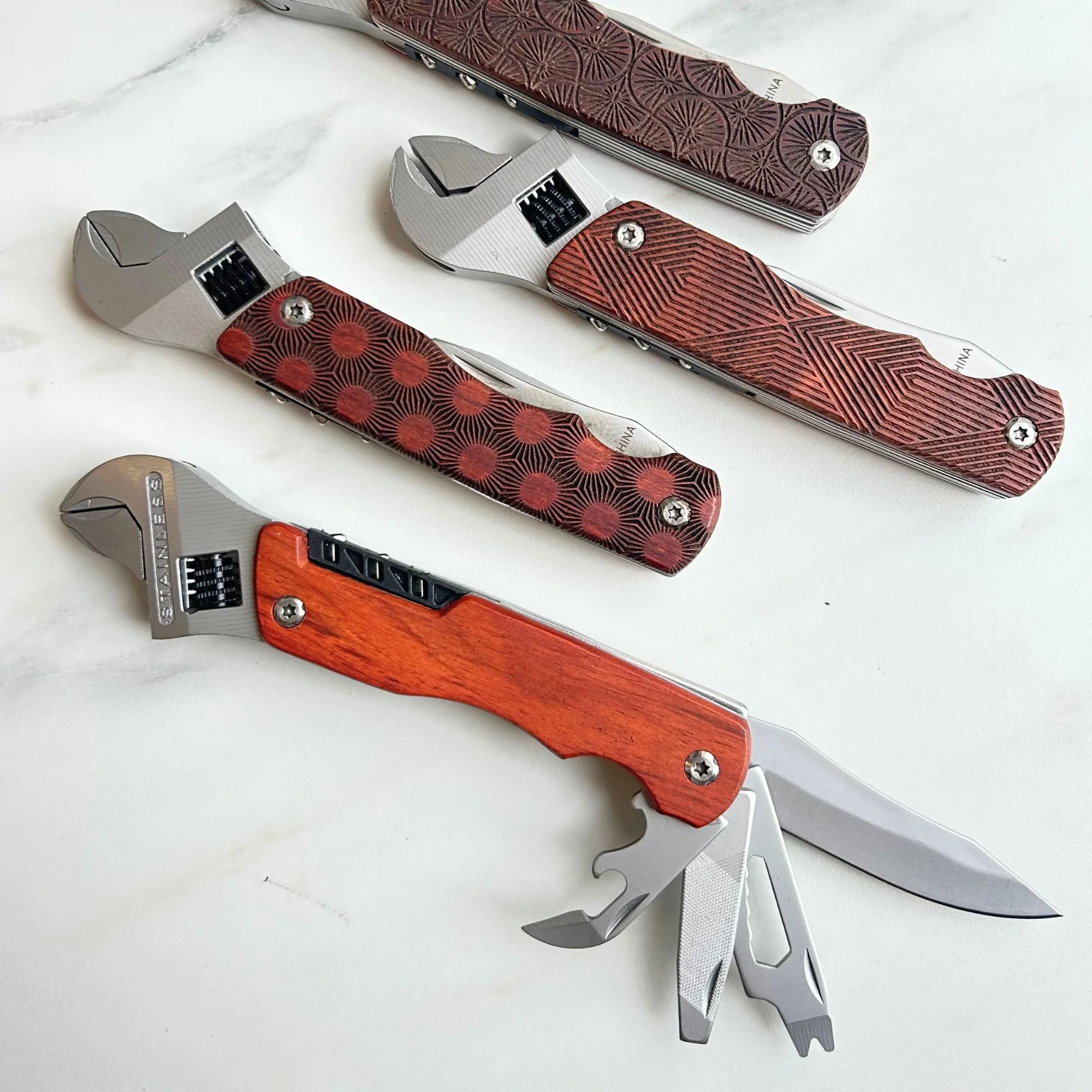 Rosewood Multi-tool Gadget | Hammer or Wrench — Lucca